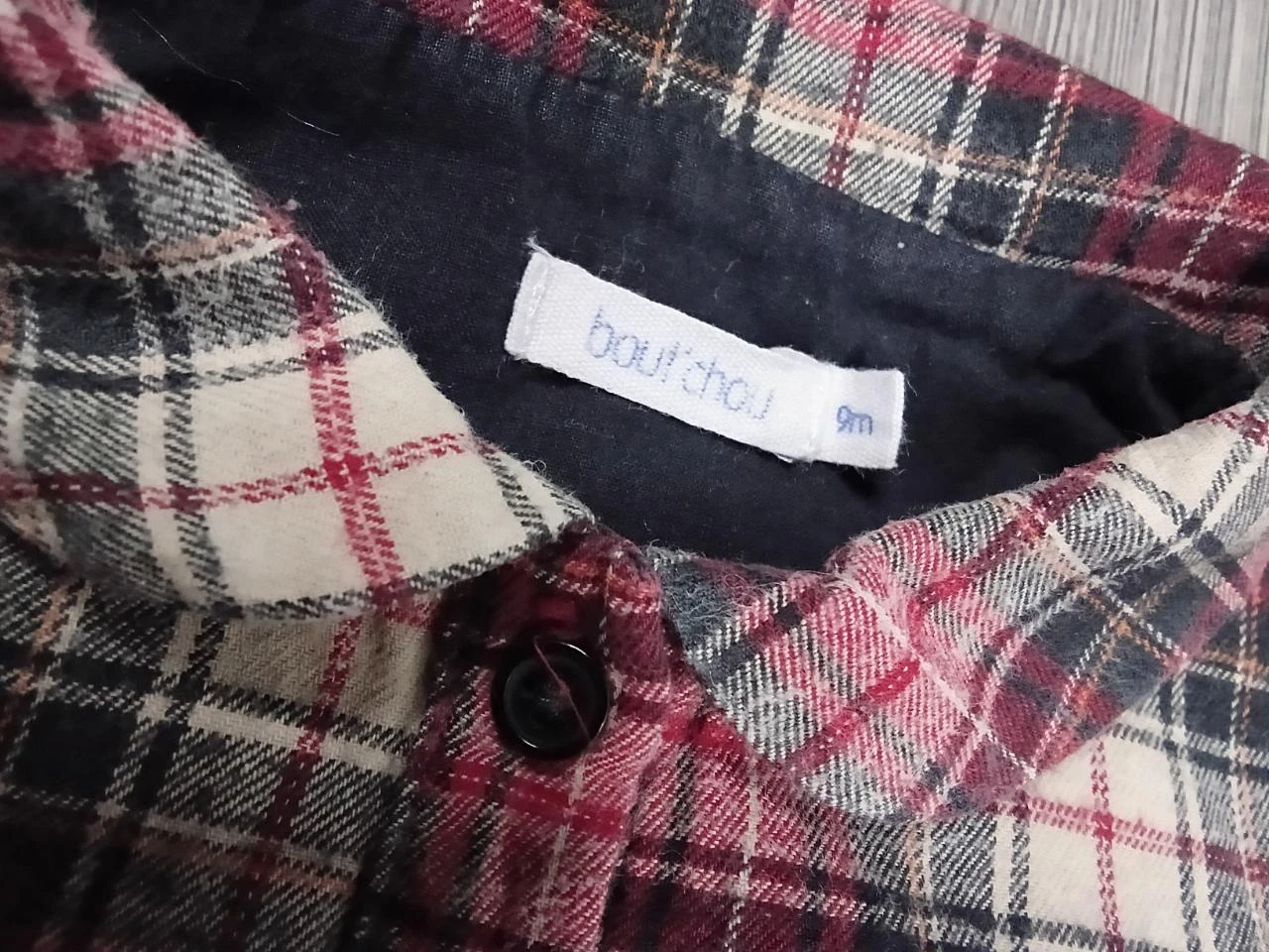 Jolie robe à carreaux Bout'Chou 9 mois – photo 4